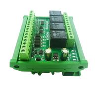 1PCS 4Ch DC 12V/24V 4AI-4DI-4DO 4-20MA 0-5V 0-10V Analog Digital Mixed IO Module Modbus RTU RS485 Relay Board Current Voltage ADC(DC 12V,0-20MA With Box)