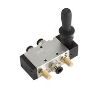 1pcs 4H210-08 1/4" 4H310-10 2 Position 5 Port Air Manual Valve Pneumatic Control Valve 5/2 Way Hand Lever Operated Control Valve(4H310-10,With-12mm-Fitting)