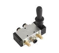 1PCS 4H210-08 1/4" 4H310-10 2-position 5-way pneumatic manual valve pneumatic control valve 5/2-way handle operation control valve(4H310-10,With-12mm-Fitting)