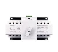 1PCS 4P 63A 380V MCB type Dual Power transfer switch ATS RELAY(2 input 2 output)