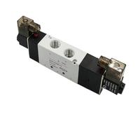 1Pcs 4V430C-15 5Ports 3Position Dual Solenoid Pneumatic Air Valve 1/2" BSPT(AC110V)