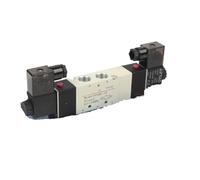 1Pcs 4V430C-15 5Ports 3Position Dual Solenoid Pneumatic Air Valve 1/2" BSPT(DC12V)