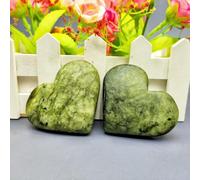 1pcs 5-6cm Green Stone Heart - Jasper Crystal