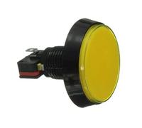 1pcs 5 Colors Light Lamp DC12V 60MM Button Switch(Yellow)