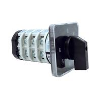 1pcs 5 Positions YMZ12-32/4 Changeover Rotary 660V 32Amper Four Stages 4 Levels Silver Contact 16 Terminals Cam Switch(0-6 Positions)