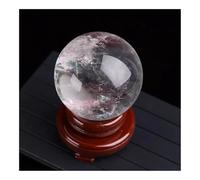 1pcs 500-550g Lucency Rainbow Transparent White Crystal Ball Quartz Crystal Ball Home Office