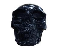 1pcs 500-600g Obsidian Skull, Quartz Crystal Ore Carved