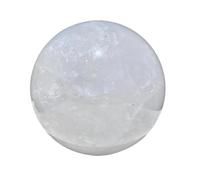 1pcs 500-600g White Quartz Ball, Raw Stone Polished Crystal Gemstone Stone