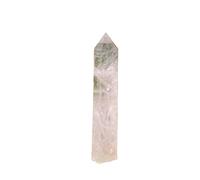 1pcs 500-600g White Transparent Quartz Obelisk Crystal Column