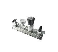 1PCS 500psi Stainless Steel Secondary Gas Panel Pressure Regulator for nitrogen, Argon, Helium, Oxygen(Nitrogen Regulator)