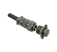 1pcs 5015 MIL-STD Circular Connector 18S-12/18S-8/18S-1 Spec Connector MS3102/3106/3108 Waterproof Durable for Broadcast Use(Head 3106 18-1p)