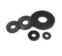 1Pcs/50Pcs Black Carbon Steel Large Size Oversize Big Wider Flat Washer M3 M4 M5 M6 M8 M10 M12 M14 M16(2pcs M14X35X4)
