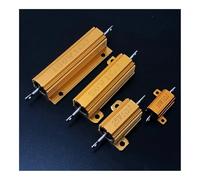 1PCS 50W Aluminum Power Metal Shell Case Wirewound Resistor 0.1Ω ~ 10KΩ 10 20 200 500 1K 10K ohm resistance RX24 NWPNLXEA(50W-250R)