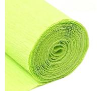 1Pcs 50x250cm Colored Crepe Paper Craft DIY Flowers Decoration Gift Wrapping Paper Craft Roll Origami Handmade Crinkled Paper(Grass green)