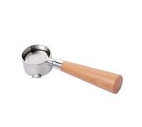 1pcs 54mm Coffee Bottomless Portafilter Naked Replacement Filter Basket Barista Tool Coffeeware(54MM Beech Wood)