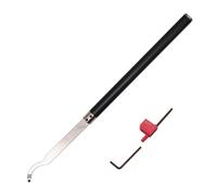 1pcs 558mm Wood Turning Tool Swan Neck Hollower Carbide Tipped Bowl Lathe Chisel Tool Bar with 8.9mm Round Carbide Insert Cutter for Wood Hobbyist Or DIY Carpenter