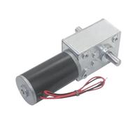 1pcs 5840-31ZY Double Shaft Worm Gear DC Motor 12V 24V 7-470 RPM Adjustable Speed Reverse Self-Locking High Torque Gear Motor(12V,40RPM)