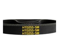 1pcs 5M rubber belt C=255/265/270 width10/15/20/25mm HTD5M Belt 255-5M 265-5M 270-5 closed-loop(HTD265-5M,2PCS_20MM)