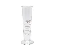 1Pcs 5ml to 2000ml Lab Glass Footed Apothecary Triangle Measuring Beaker Conical Graduated Measuring Cup With Spout (5ml)