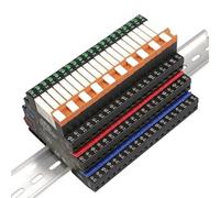 1PCS/5PCS/10PCS 41F Slim Relay Module Shorting Bar Busbar Jumper Fast Wiring Plate Black Red Blue(10PCS,Black)