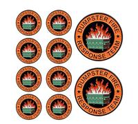 1Pcs/5Pcs/10Pcs Dumpster Fire Enamel Pins Response Team Alloy Badges for Jackets Hilarious Gifts for Coworkers Team Members, S, Metal, no gemstone