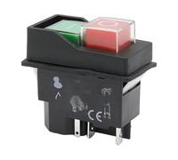1Pcs 5pin IP55 220-240V 16A Electromagnetic Push button Safety Switch for Garden Machine Electronic Power Tool KJD17