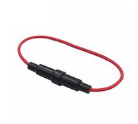 1pcs 6 * 30mm Glass Fuse Holder Screw Type 6x30mm with 22 AWG Wire Cable 250V Glass Fuse Tube Fuse casing Protected circuits