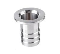 1pcs 6-50mm Hose x KF10/16/25/40/50 Vacuum Clamp SUS304 Pipe Fitting Connector (10mm,KF25-Hose x KF Clamp)