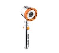 1pcs 6 Modes High Pressure Shower Head Set(Orange 1pcs)