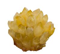 1pcs 600-700g Yellow Crystal Quartz Clusters Ore Minerals