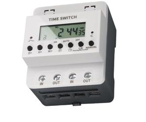 1PCS 60A 220V Big Power Programmable Digital TIME Switch Relay Timer Control 32 Groups or Week of Timer on And Off Lights