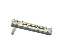 1pcs 60mm straight sliding potentiometer B10KX2 with damping handle, 20mm square handle in length