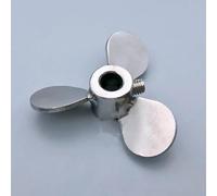 1pcs 60mm to 200mm Stainless Steel Stirring Blade - Three-Leaf Screw-Driven Agitator Paddle for Laboratory Mixers(60x8mm)