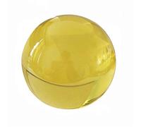 1pcs 60mm Yellow Home Glass Sphere Crystal Ball for Decorative Ball Photography