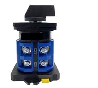1PCS 63A DIN Rail Mounted Universal Selector LW26-63/2 Two Poles Selection Control Circuit Silver Contact Rotary Cam Switch(OFF-ON)