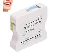 1PCS 6m Dental Polishing Strips,Teeth Whitening Strips,Dental Abrasive St/rips,4mm Teeth Sanding Grinding Tool,Teeth Abrasive Finishing Tool,Tooth Cleaner,Tooth File,Teeth Whitener St/rips(Blue,Fine)