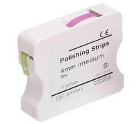 1PCS 6m Dental Polishing Strips,Teeth Whitening Strips,Dental Abrasive Stri/ps,4mm Teeth Sanding Grinding Tool,Teeth Abrasive Finishing Tool,Tooth Cleaner,Tooth File,Teeth Whitener St/rips(Red,Medium)