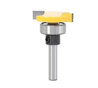 1pcs 6mm 6.35mm Shank Top Bearing Slot Router Bit , Depth Slot Cutter Wood Milling Cutters ( Size : 6X4mm )