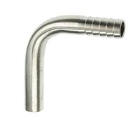 1pcs 6mm 8mm 10mm 12 14 16 20 25mm Stainless Steel 90 Degree Pipe Bend Pagoda Elbow, Single Head Welded Pagoda Elbow Connector(6MM)