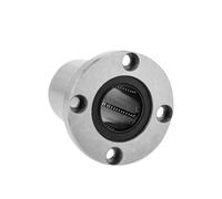 1PCS 6mm/8mm/10mm/12mm/13mm/16mm/20mm/25mm LMF Series LMF8UU/LMF10 Round Flange Coupling Linear Motion Bearing For Rod shaft(LMF20UU)