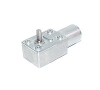 1pcs 6V JGY370 Brushed Low RPM High Torque DC Worm Gear Motor - Customizable Solid Shaft for Robotics and DIY Projects(160rpm 6v)