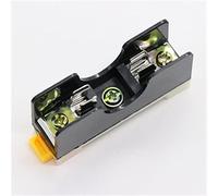 1Pcs 6X30mm Glass Fuse Holder FS-101 FS-102 FS-103 Din Rail Mount Single Pole 6 * 30 Fuse Casing 220V Protected circuits (Color : Fs-101)
