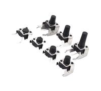 1pcs 6x6mm Panel PCB Momentary Tactile Tact Switch 6 * 6 * 4.3/5/6/7/89/10/12mm Right Angle With stent 6x6x4.3mm 5mm 6mm 7mm 8mm 9mm(6x6x6mm)