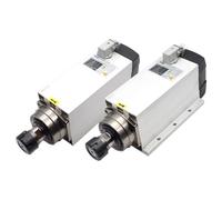 1pcs 7.5KW 9KW Air Cooled Spindle Motor 380V 220V ER32 Wood Lathe for CNC Milling Router Machine Tools(7.5KW 380V)