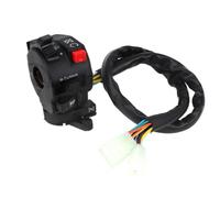 1Pcs 7 8 Inch 22mm Multi Function Left Turn Horn Start Choke Starter Switch Compatible With Automotive Motorcycle Parts ATV Quad(With damper switch)