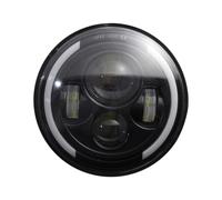 1pcs 7 Inch Round Shaped LED Front Headlight Replacement For Jeep Wrangler JK LJ TJ CJ