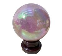 1pcs 700-750g Quartz Crystal Bismuth Titanium Silicon Ball