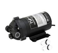 1PCS 75 GPD Self Priming RO Water Booster Pump in Reverse Osmosis System for Well, Storage Tank SP2766(with Fittings)
