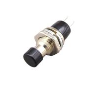 1pcs 7mm Momentary Push Button Switch Self Reset PBS-110 Micro Switch on off Press the Reset Switch for Electronics(Black)