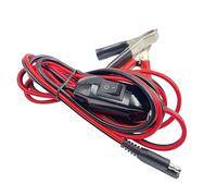 1Pcs 8.2 Feet SAE to Alligator Clips Clamps Wire Harness with On/Off Switch Quick Disconnect Extension Cord for 12V Motorcycle Car ATV, UTV, Pump,Lawn and Garden Sprayers